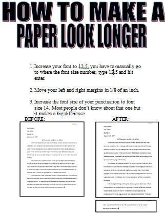 Make essay longer
